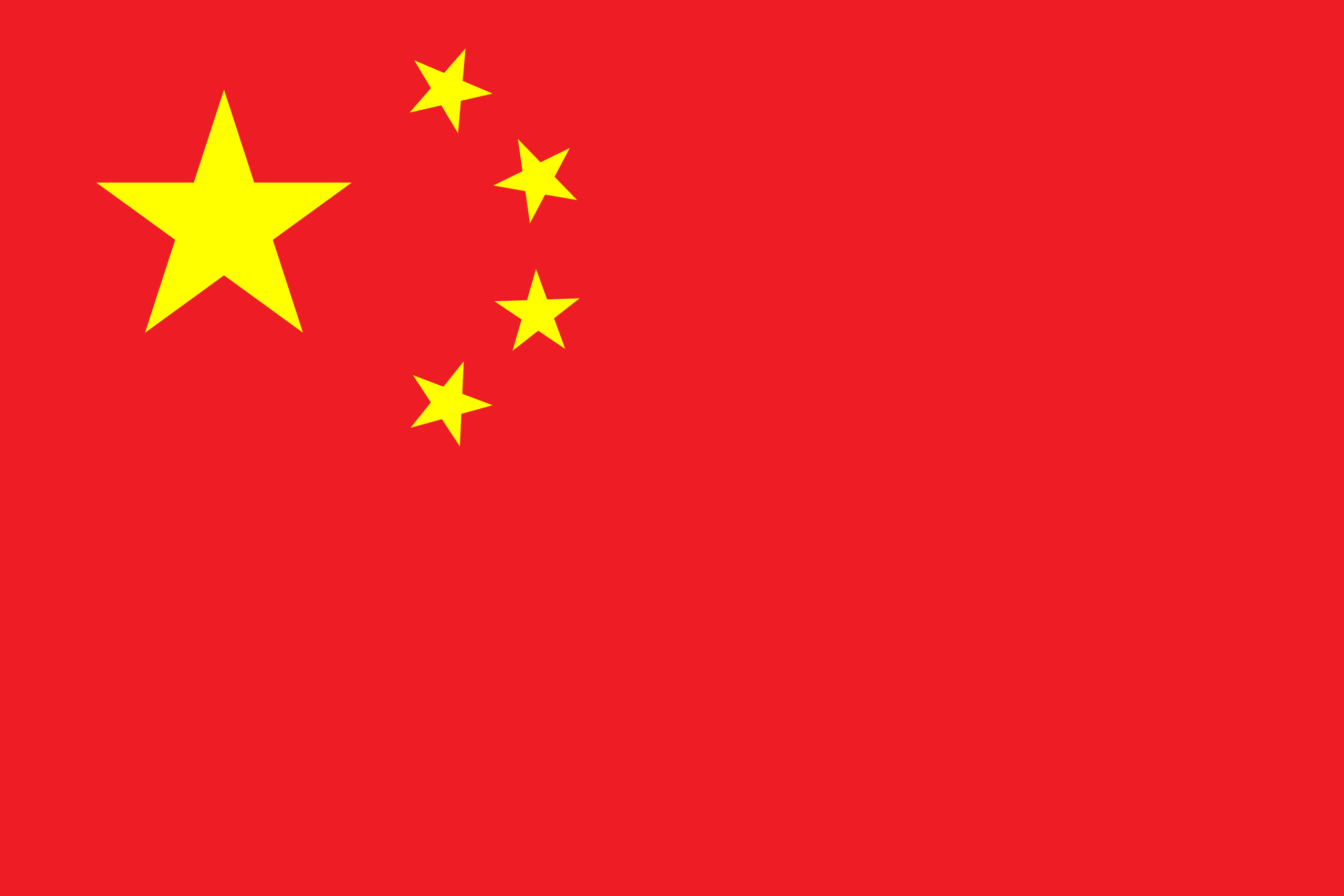 Flagge von Volksrepublik China