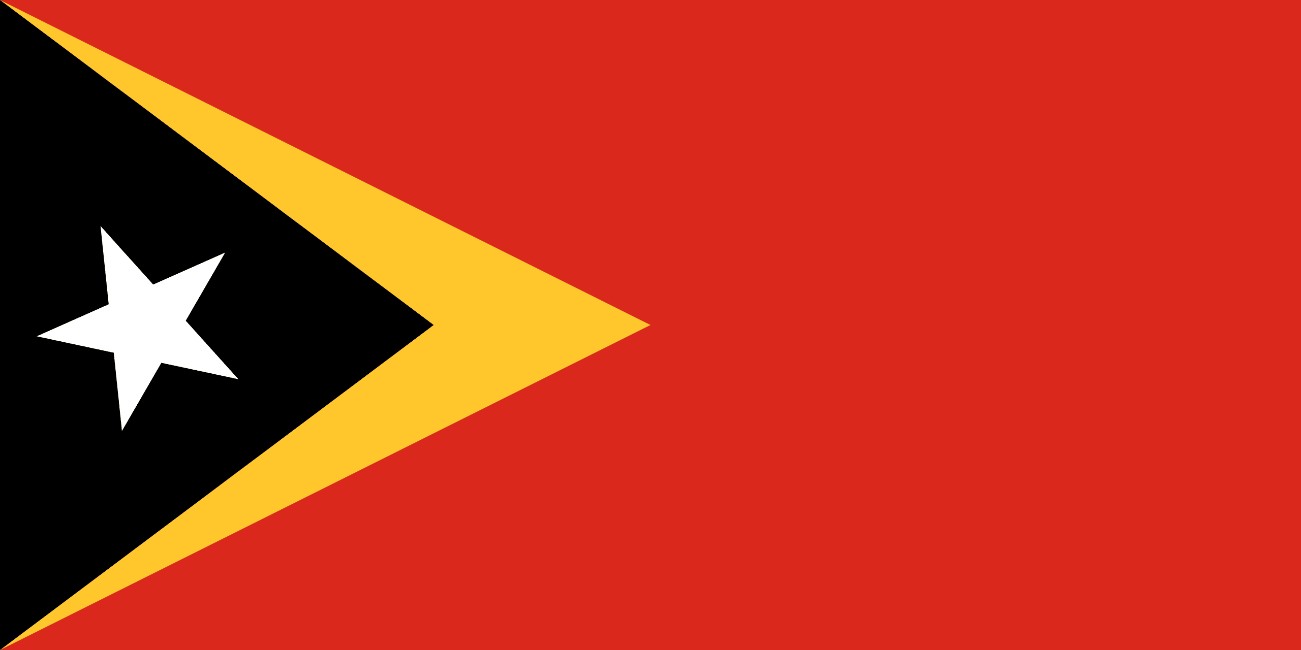 Flagge von Osttimor / Timor-Leste